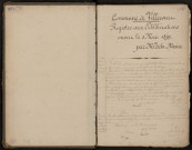 Villecourt. Délibérations du conseil municipal