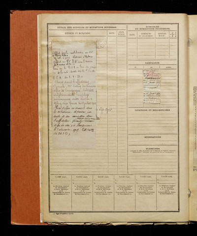 Brood, Denis Charles Raymond, né le 22 mars 1892 à Doullens (Somme), classe 1912, matricule n° 13, Bureau de recrutement d'Abbeville