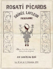 Rosati picards. Soirée Lafleur : programme illustré d'un spectacle de marionnettes au Logis du Roi