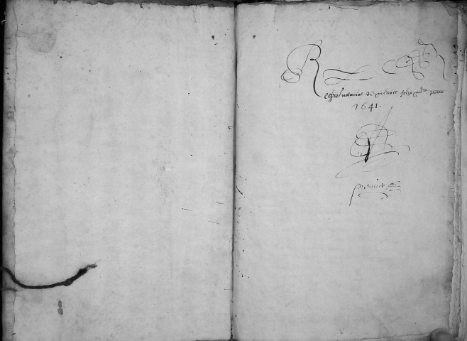 Etude de Me Noël Pezé à Amiens (étude n°13). Minutes de l'année 1641