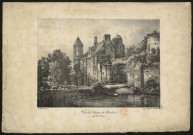 Vue du château de Boubiers. (Département de l'Oise)