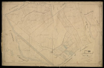 Plan du cadastre napoléonien - Flixecourt : Sections (Les), D