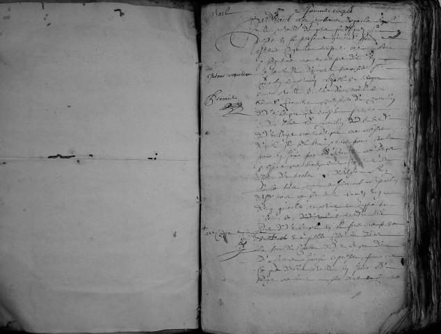 Etude de Me Antoine Ricard à Amiens (étude n°25). Minutes de l'année 1646