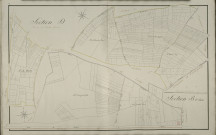 Plan du cadastre napoléonien - Poulainville : B2 et D