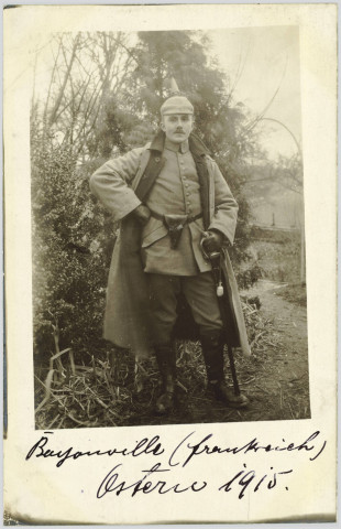BAYONVILLE (FRANKREICH) OSTERN 1915