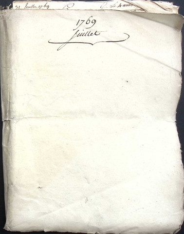 Etude de Me Nicolas Beaudelocque à Amiens (étude n°16). Minutes de l'année 1769