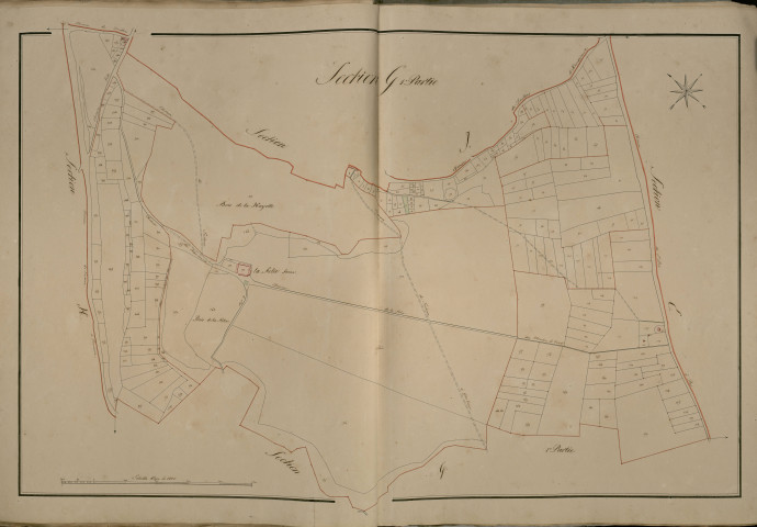 Plan du cadastre napoléonien - Lucheux : G1