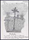 Hallivillers : croix au carrefour de Sélincourt - (Reproduction interdite sans autorisation - © Claude Piette)