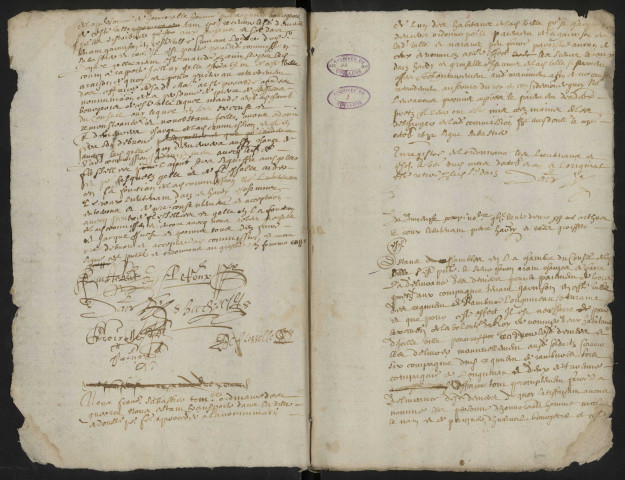 Doullens. Délibérations de l'échevinage