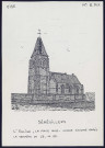 Sérévillers (Oise) : église face sud - (Reproduction interdite sans autorisation - © Claude Piette)