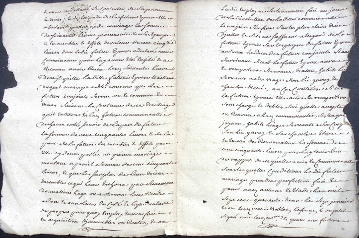 Etude de Me Firmin Magnier à Amiens (étude n°4). Minutes de l'année 1742