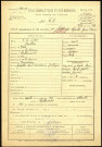 Cottret, Charles Jean Pierre, né le 08 novembre 1895 à Hombleux (Somme), classe 1915, matricule n° 509, Bureau de recrutement d'Abbeville