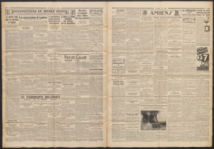 Le Progrès de la Somme, numéro 21409, 30 avril 1938