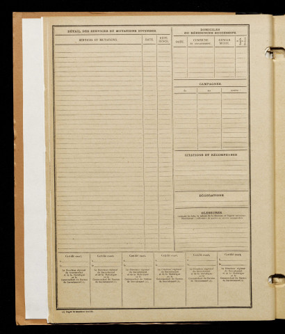 Beurrier, Adrien Denis, né le 01 septembre 1893 à Longuevillette (Somme), classe 1913, matricule n° 1266, Bureau de recrutement d'Amiens