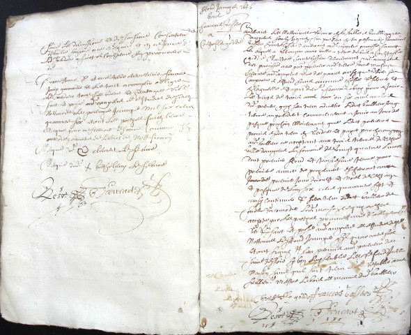 Etude de Me Pierre Trencart à Amiens (étude n°9). Minutes des années 1646-1647