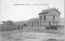 Miraumont (Somme). La Gare vue extérieure