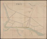 Extrait du plan de la baie d'Authie à joindre à notre procès-verbal en date de ce jour, St Valery, le 20 mars 1861, Nicolas Bridoux, conducteur des ponts et chaussées.