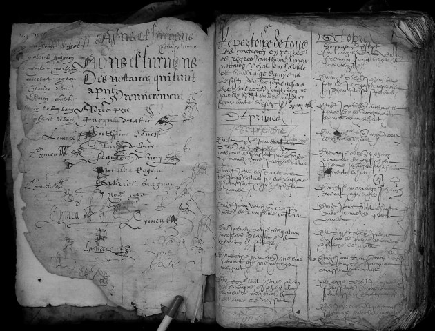 Etude de Me Antoine Limeu à Amiens (étude n°18). Minutes des années 1577-1595