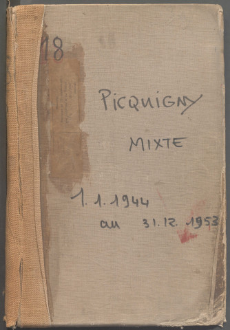 Table des successions et absences du bureau de Picquigny