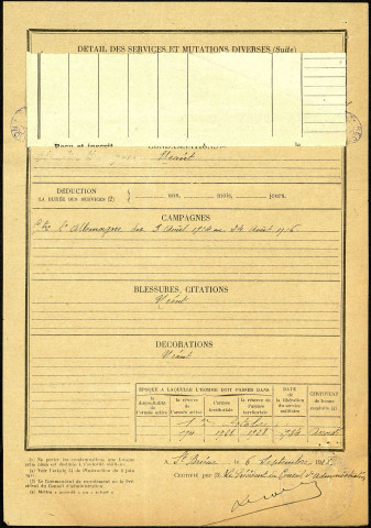 Fritsch, Paul Charles Philippe, né le 22 novembre 1887 à Dury (Somme), classe 1907, matricule n° 492, Bureau de recrutement d'Amiens