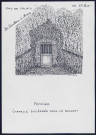 Pommier (Pas-de-Calais) : chapelle enlierée dans un bosquet - (Reproduction interdite sans autorisation - © Claude Piette)