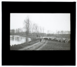 Chemin de halage à Breilly - mars 1911