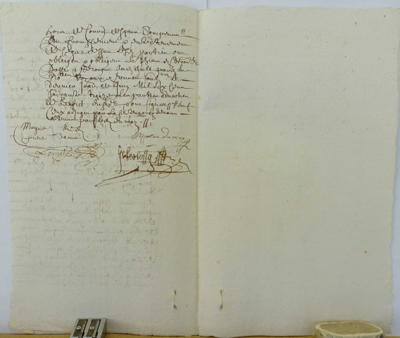Etude de Me Paul Leclercq à Ault. Minutes de l'année 1673 (janvier à juin)