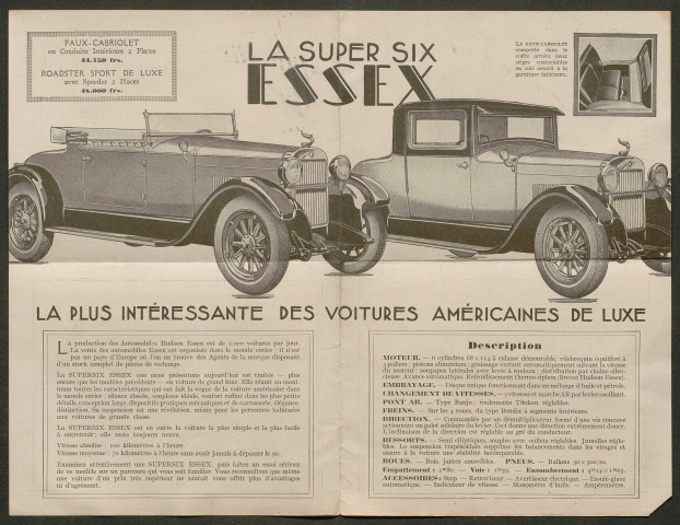 Publicités automobiles : Essex