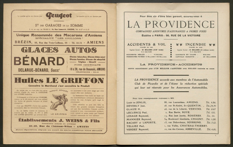 L'Automobile au Pays Picard. Revue mensuelle de l'Automobile-Club de Picardie et de l'Aisne, 316, janvier 1938