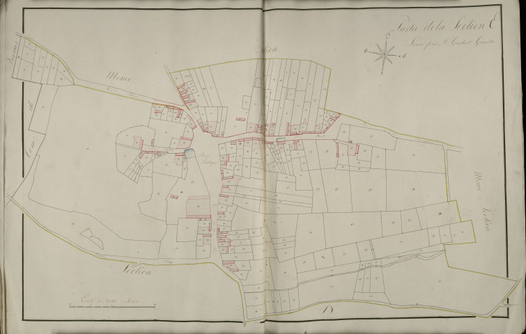 Plan du cadastre napoléonien - Domqueur (Dompqueur) : E2 développées