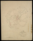 Plan du cadastre napoléonien - Vergies : tableau d'assemblage