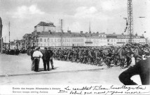 Entrée des troupes Allemandes à Amiens - German troops entring Amiens