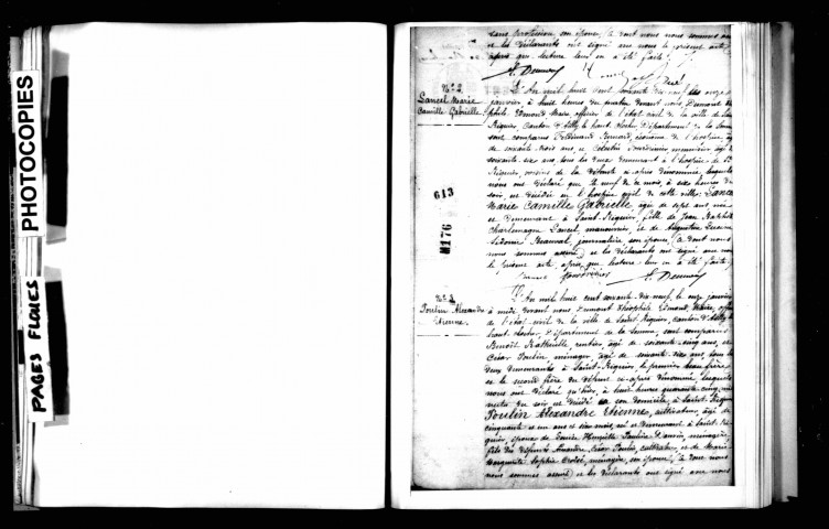 Saint-Riquier : naissances, mariages, décès (registres reconstitués)