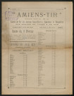 Amiens-tir, organe officiel de l'amicale des anciens sous-officiers, caporaux et soldats d'Amiens, numéro 1 (janvier 1909)
