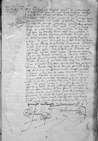 Etude de Me Martin Miraulmont à Amiens (étude n°21). Minutes des années 1609-1612