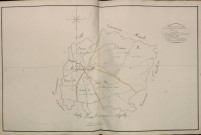 Plan du cadastre napoléonien - Atlas cantonal - Morlancourt : tableau d'assemblage