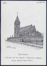 Domfront (Oise) : église vue du choeur - (Reproduction interdite sans autorisation - © Claude Piette)