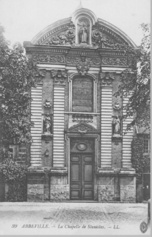 Abbeville. La chapelle de Stanislas