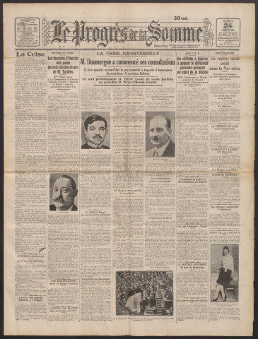 Le Progrès de la Somme, numéro 18775, 24 janvier 1931