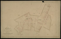 Plan du cadastre napoléonien - Rancourt : Village (Le), A2 (correspond au développement d'une partie de A1)