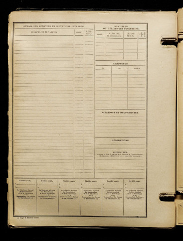 Pecourt, Raymond Gaston, né le 03 janvier 1891 à Beauval (Somme), classe 1911, matricule n° 100, Bureau de recrutement d'Abbeville
