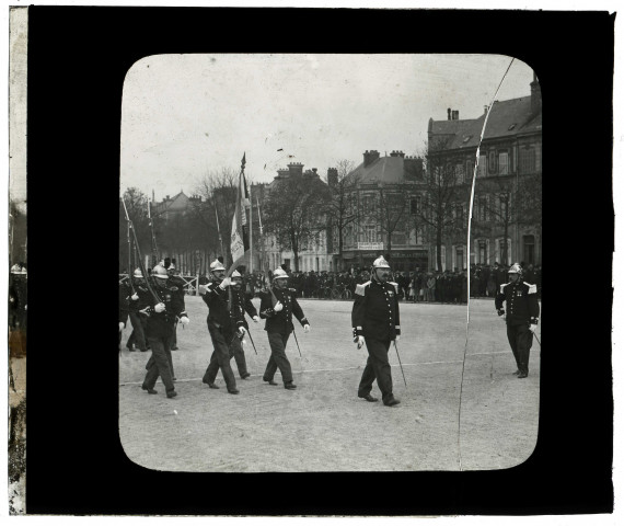 Amiens. M. [Pautot] nouveau capitaine des pompiers en 1912