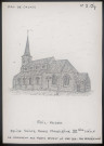 Vieil-Hesdin (Pas-de-Calais) : église Sainte-Marie-Madeleine - (Reproduction interdite sans autorisation - © Claude Piette)