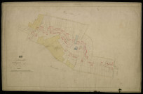 Plan du cadastre napoléonien - Esclainvillers : Chef-lieu (Le), A2 (correspond au développement d'une partie de A1)