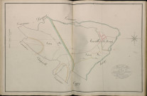 Plan du cadastre napoléonien - Atlas cantonal - Neuville-Les-Bray (La) (La Neuville Les Bray) : tableau d'assemblage