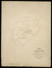 Plan du cadastre napoléonien - Courcelette : tableau d'assemblage