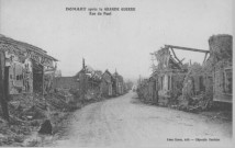 Domart après la Grande Guerre - Rue du Pont