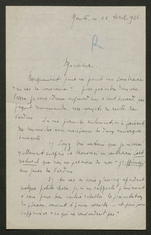 Témoignage de Delafon (Caporal infirmier - Abbé) et correspondance avec Jacques Péricard