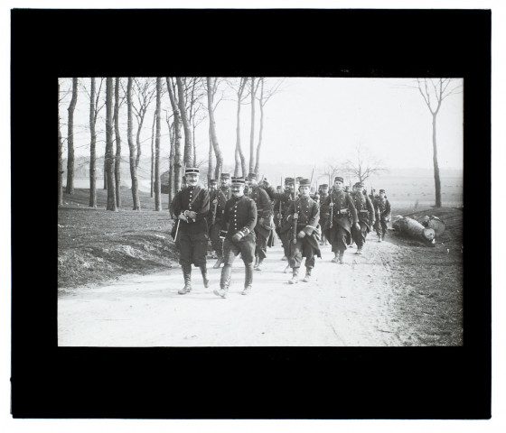 8e bataillon de chasseurs à Allonville - mars 1902