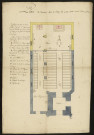 Plan de l'ancienne église de Belloy-sur-Somme telle qu'elle existait avant l'année 1743